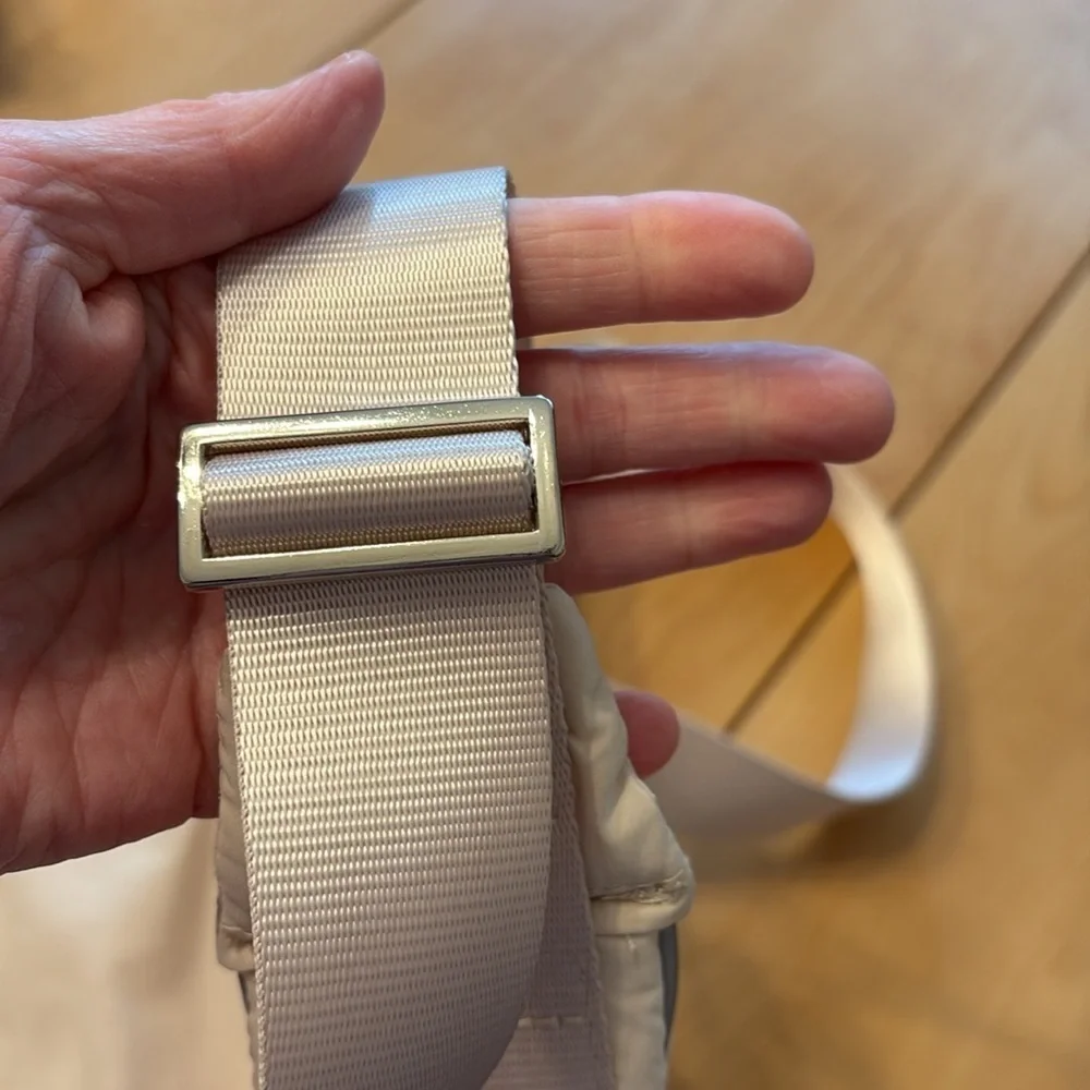 Wilo The Label cream colored shoulder/crossbody bag